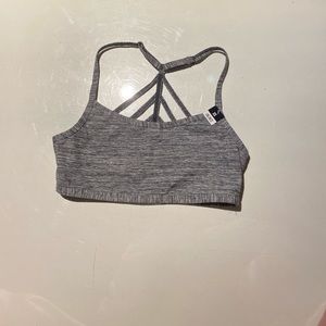 PINK gray sports bra